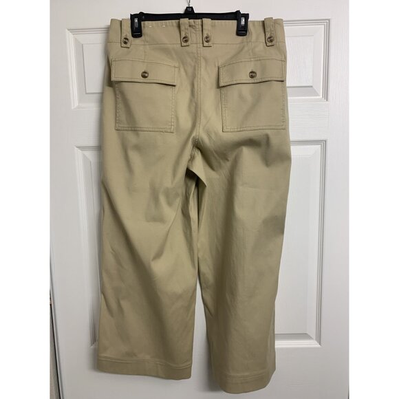 NWOT Chicos 14R Wide Leg Minimalist Cotton Pants Casual - Picture 3 of 8